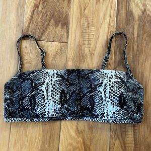 Snake print bikini